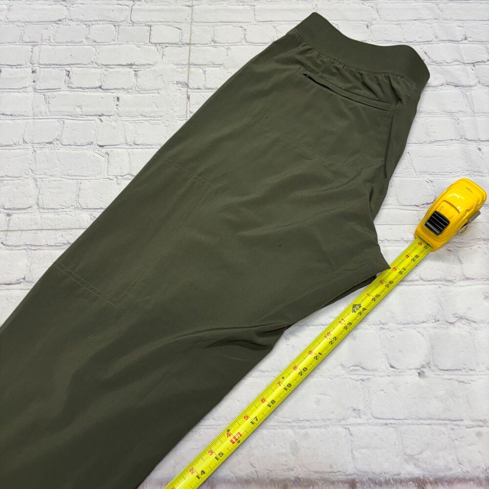 Athleta Brooklyn Mid Rise Ankle Utility Pants Size 14 Aspen Olive SP24 D132 -16 - Picture 7 of 16